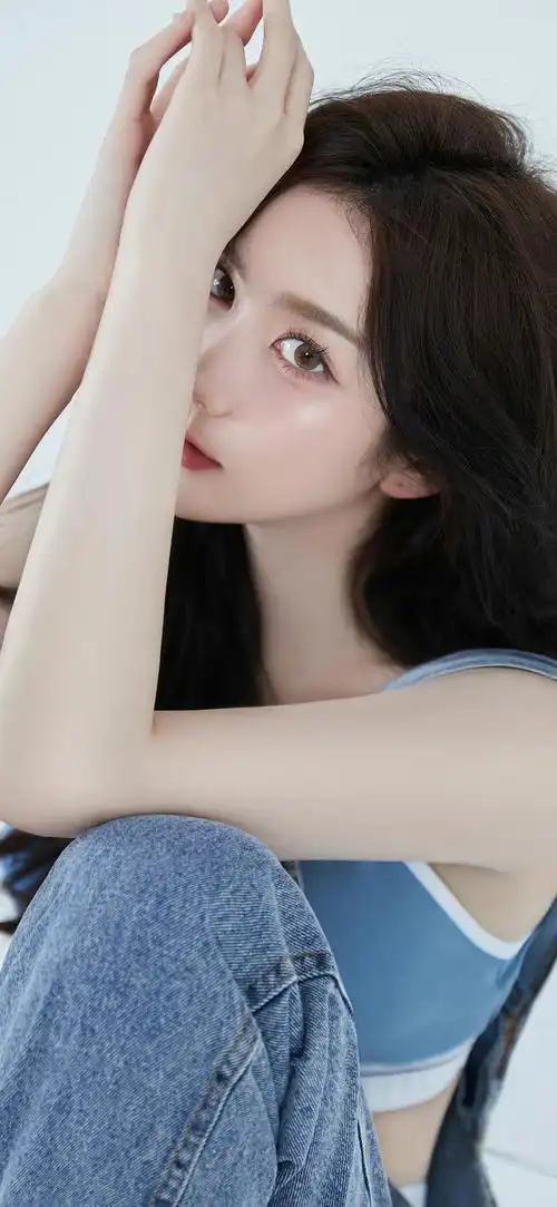 写真美图第1177期蓝色系列元气少女