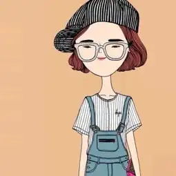 卡通卖萌女生头像不宜