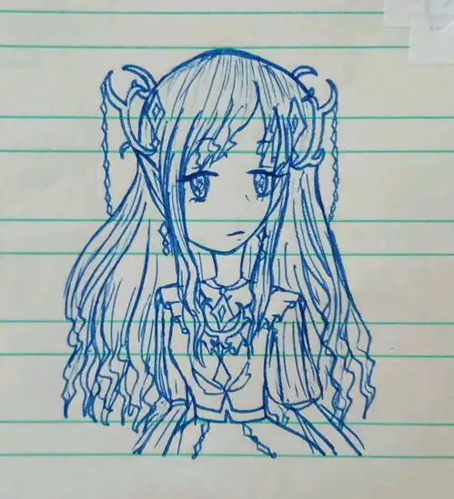 一个不会绘画的生活类up的画改我的画系列