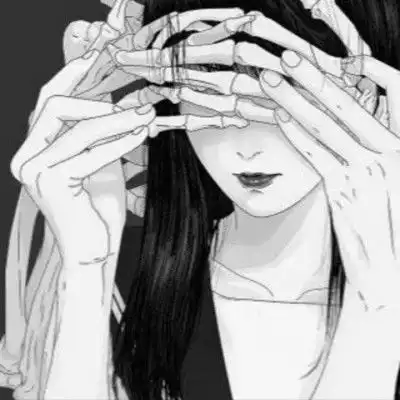 丧到极致的动漫女生头像