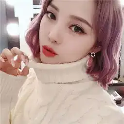 韩系头像女真人系列短发