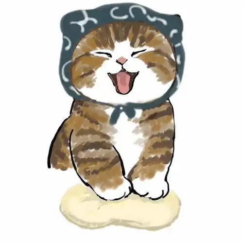 可爱呆萌小动物插画