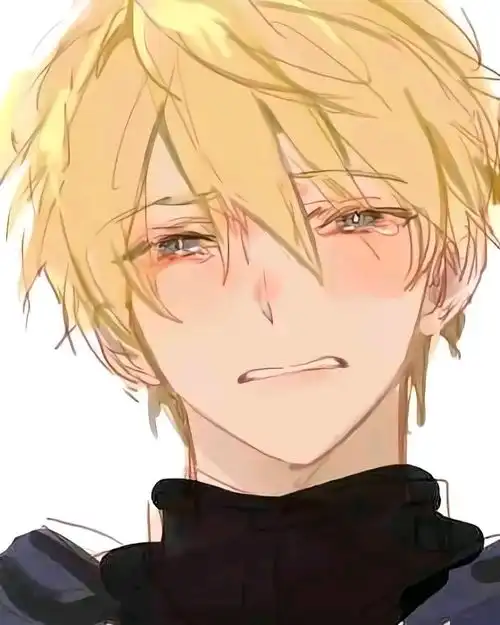 失恋后哭男人动漫头像