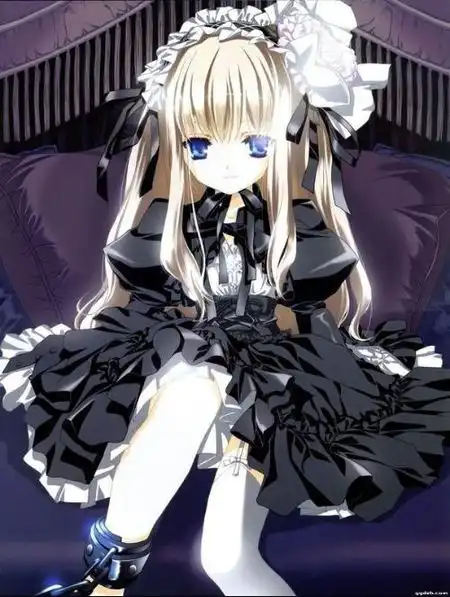 求一张超拽的动漫女孩图片做小说封面