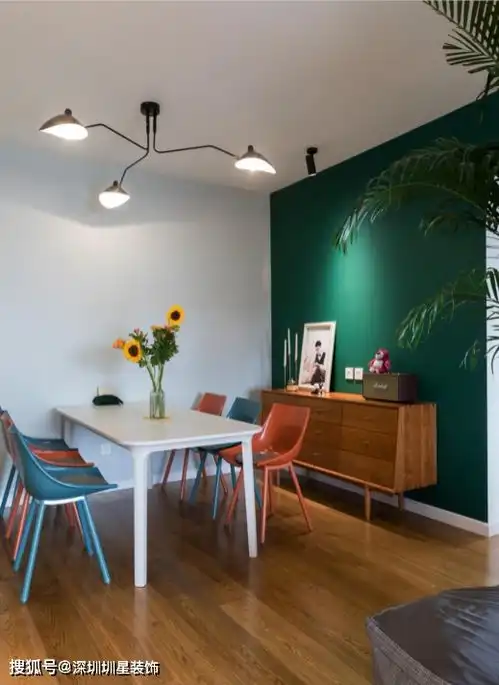 80㎡北欧简约,给生活一抹绿色