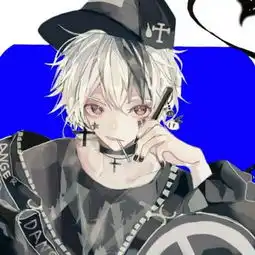 动漫头像白色系画风男生