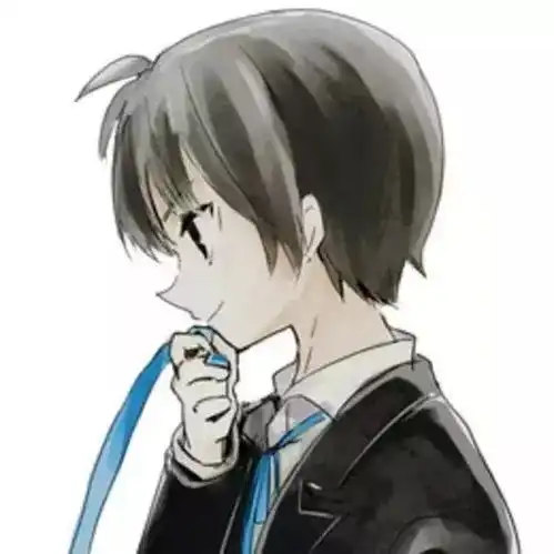 韩系漫画男qq情侣头像