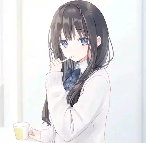动漫女头放弃