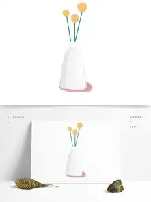 手绘简约插花白色花瓶元素图片素材其他格式下载其他大全