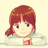 手绘情侣qq头像幸福般配的一对