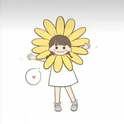 白底简约手绘cp头像可爱搞笑简笔画情侣头像一对