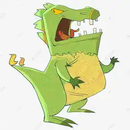 绿色恐龙动物插画素材图片免费下载千库网