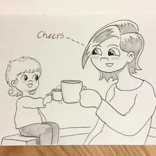一个插画师用5年时间,为老婆绘制了一本漫画
