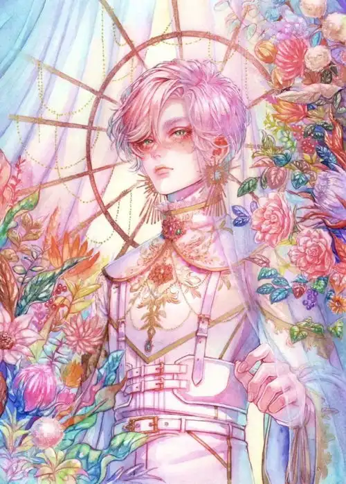 神仙画画贵族华丽王子画风动漫男生系列