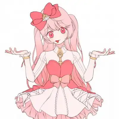 闺蜜头像粉色系动漫粉色