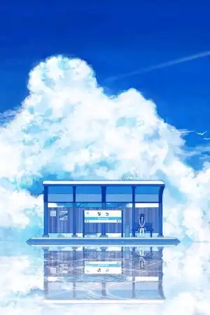 二次元头像蓝色系文案