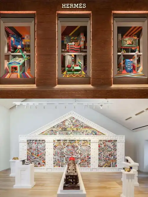 爱马仕艺术家橱窗观夏资生堂联名香氛小米迪士尼周年限定系列