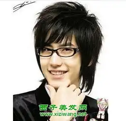 男生刘海发型发型图片