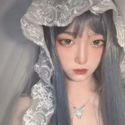 成熟微丧女头像病态系丧女头像真人