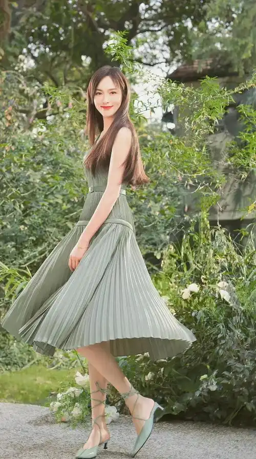 绿色系的女明星
