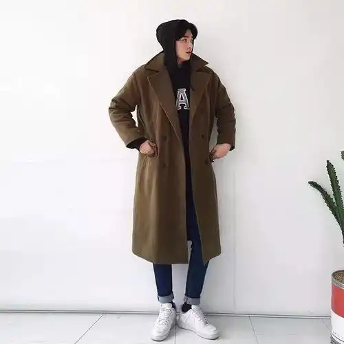 男生大衣搭配示范,太帅了