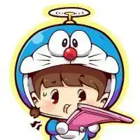 甜美呆萌头像蓝色系微信头像图片大全