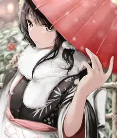 二次元和风美图华丽少女系列,小鸟依人,千姿百态的小姐姐真是太棒了