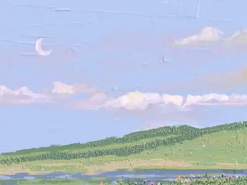 头像背景套图蓝色治愈系