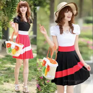 2012新款夏装新品女装清新田园可爱日系甜美堆糖,美好生活研究所