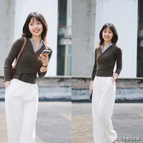 优雅女人必须要有白色裤子,学着穿,美感可以翻倍