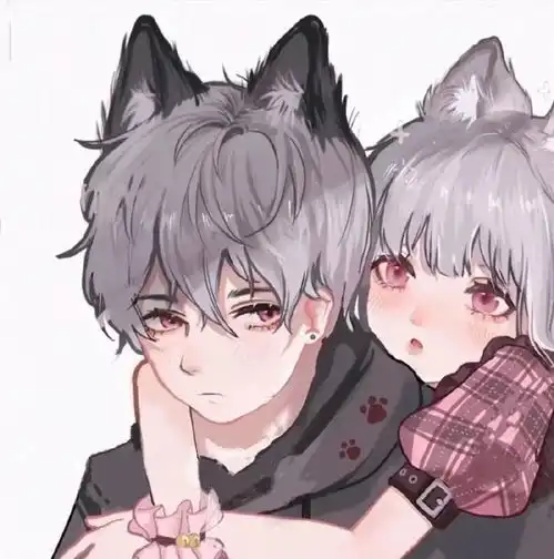 超甜萌系情侣头像吖