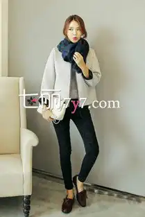 韩系大衣or夹克围巾保暖搭配最in实用装扮教你如何变时尚