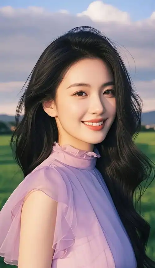 美女壁纸丨紫色系妩媚动人,简直美极了