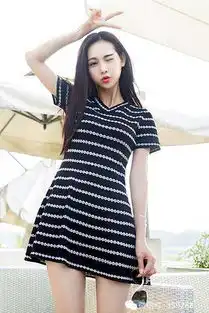 唯美气息和文艺气质并存的连衣裙,展现出婀娜体态