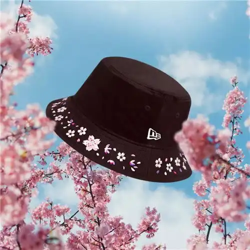 newera,swarovski的樱花系列帽饰