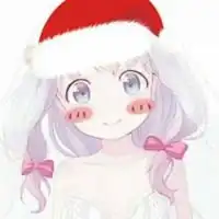 戴圣诞帽的动漫头像女生微信头像图片大全