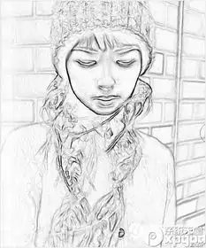 ps教程黑白素描人像照片制作教程