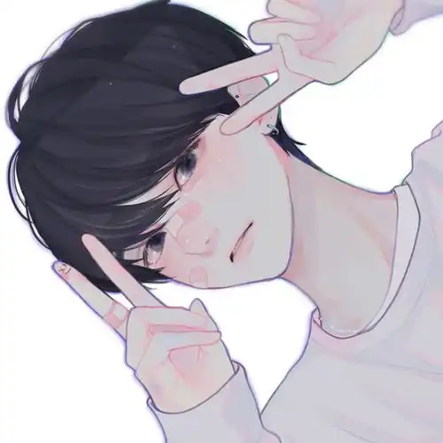 头像韩系手绘背景