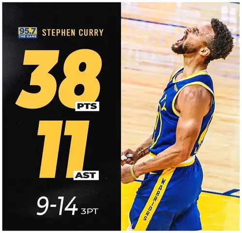 勇士22分大逆转快船库里9记3分狂砍38分,一数据创nba纪录