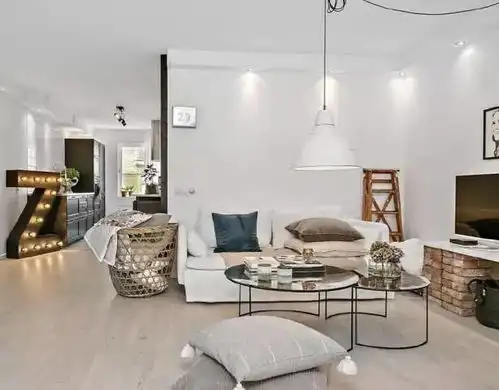 客厅小清新的治愈系北欧风,是你们大爱的风格吗