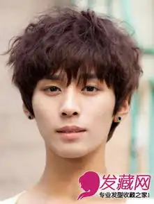 男生亚麻色短发男士亚麻色短发图片3