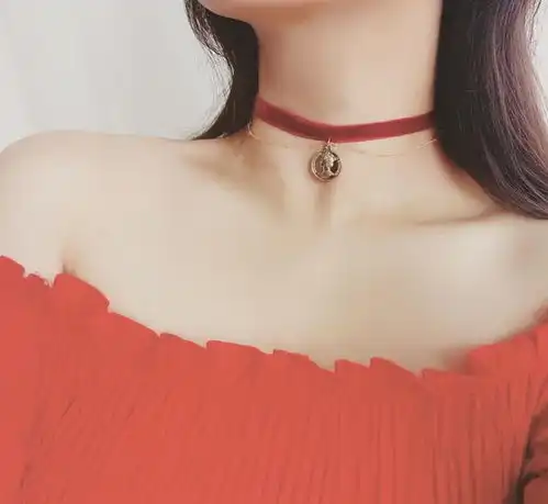 禁欲系锁骨链项圈头像图