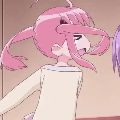 粉色动漫女头卡哇伊