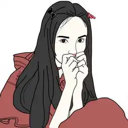 头像女生手绘高冷你就是你不一样的烟火