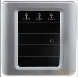 工程系统分6开关面板开关触摸开关感应开关图片高清大图谷瀑环保