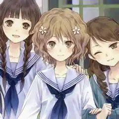 3人动漫闺蜜头像图片闺
