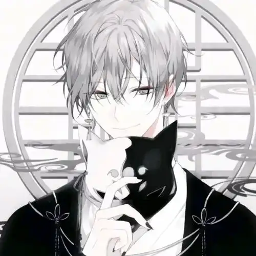 白色系男生动漫头像