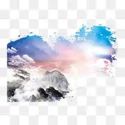 暖色风景图片头像