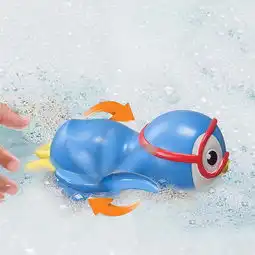 满趣健munchkin自游泳小企鹅洗澡玩具发条玩具婴儿男孩女孩01岁1岁2儿童蓝色蜜芽,中国领先的进口母婴限时特卖商城