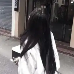 清纯女生头像背影图片